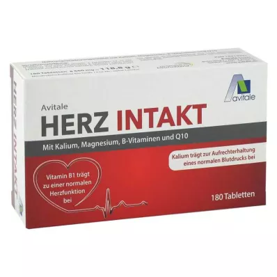 Corazón intacto con tabletas de potasio + magnesio + vitaminas B, 120 st