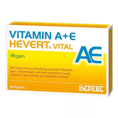 VITAMIN A+E Hevert Vital Cápsulas, 60 Cápsulas