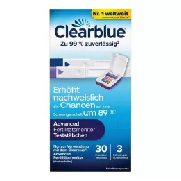 CLEARBLUE Test de fertilidad 30+3, 33 unidades