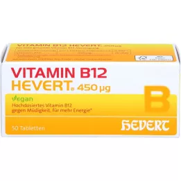 VITAMIN B12 HEVERT 450 μg comprimidos, 50 uds