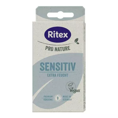 Preservativos veganos Ritex Pro Nature Sensitive, 8 unidades