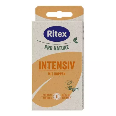 Ritex Pro Nature Condones veganos intensivos, 8 piezas