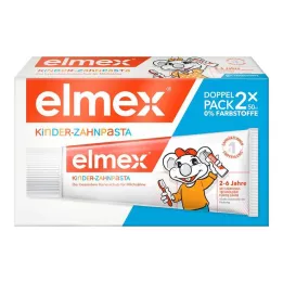 ELMEX Pasta dentífrica infantil 2-6 años Duo Pack, 2X50 ml