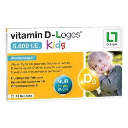 VITAMIN D-LOGES 5.600 I.E. Kids Comprimidos masticables, 15 uds