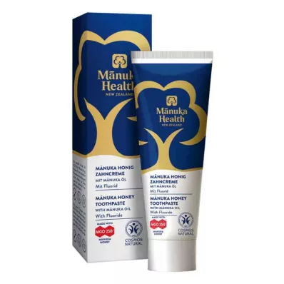 Pasta de dientes de miel con flúor Manuka Health (75 ml)