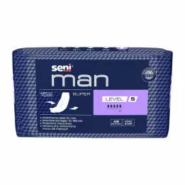 SENI Absorbente incontinencia hombre super nivel 5, 15 uds