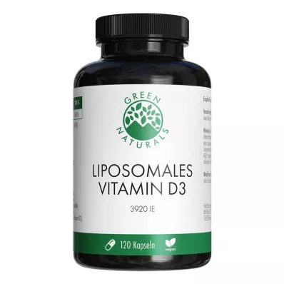 Cápsulas liposomales de dosis alta de vitamina D3 de Green Naturals, 120 piezas