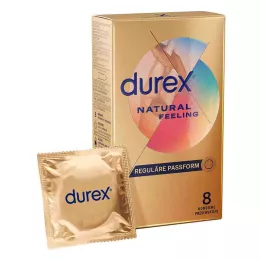 DUREX Preservativos de tacto natural, 8 unidades