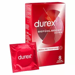 DUREX Preservativos ultra sensibles, 8 uds