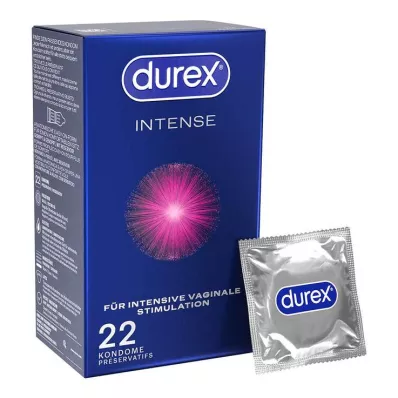 durex® condones intensos, 22 piezas