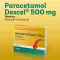 Paracetamol Dexcel 500 mg tabletas, 20 piezas