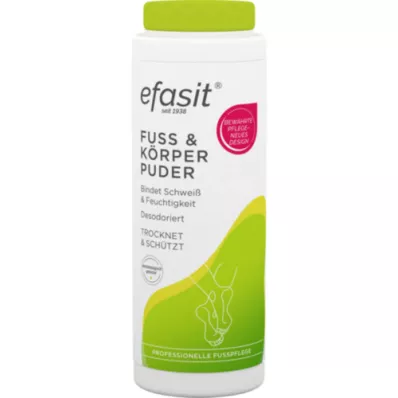 EFASIT Polvo para pies &amp; Polvo para el cuerpo, 100 g