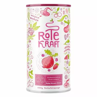 ROTE KRAFT Cúrcuma+Maca+Acai+Proteína en polvo vegano, 600 g