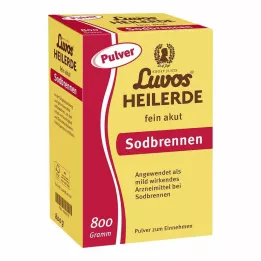 LUVOS Tierra curativa polvo fino acidez aguda, 800 g
