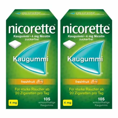 NICORETTE Chicle 4 mg freshfruit, 210 uds