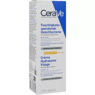 CERAVE Crema facial hidratante SPF 30, 52 ml