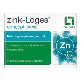 ZINK-LOGES concepto 15 mg comprimidos con recubrimiento entérico, 30 uds