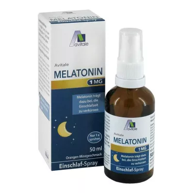 MELATONIN 1 mg Spray somnífero, 50 ml