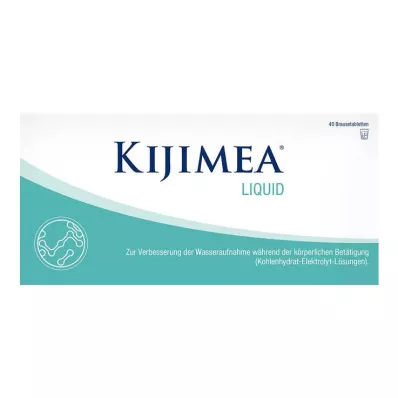 KIJIMEA Comprimidos efervescentes líquidos, 40 unidades