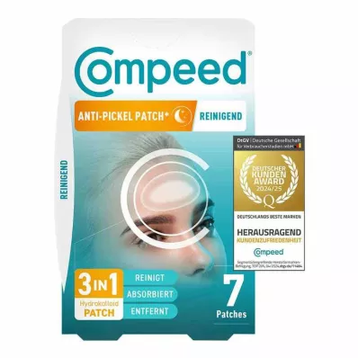 Limpieza de parches antiespinillas de Compeed, 7 piezas