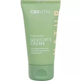 CBD VITAL crema facial para piel seca, 50 ml