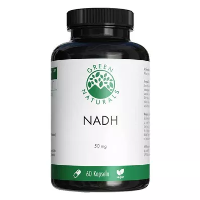 Green Naturals Nadh Cápsulas veganas y de dosis alta, 60 PCS