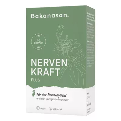 BAKANASAN Nerve Power Plus Cápsulas, 60 Cápsulas BAKANASAN Nerve Power Plus Cápsulas, 60 Cápsulas