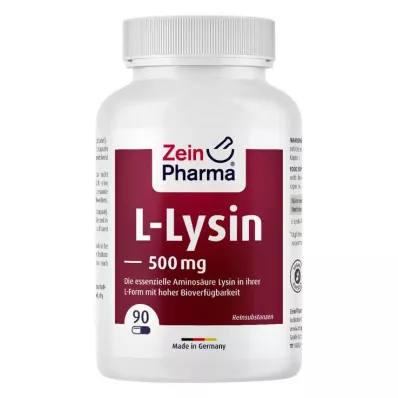 L-LYSIN 500 mg cápsulas, 90 unid