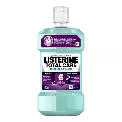 Enjuague bucal para dientes sensibles Listerine Total Care, 500 ml